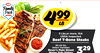 Family Pack SAVINGS 499 LB 3 Lbs.or more, IGA USDA Inspected Beef T-Bone Steaks 20-24 Oz. Select Varieties Reser's Main Street 329 Ristro Side Dishes