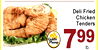 Deli Fried Chicken Tenders Gold'n Plump 799 lb.
