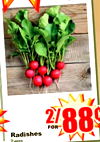 27 FOR 88 Radishes