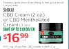 Flawless application! Everything to feel good about! Carbon free. SHIKAI CBD Cream (2 oz.) or CBD Mentholated Cream (3 oz.) SAVE UP TO $10.00/EA en $1699 EA - SHIKAI - - - - CBD CREAM - - - The - of - - - - - - 500 mg. of purified CBD isolate in each 2 oz