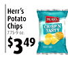 Herr's
Potato
Chips
7.75-9 oz.
$349
7