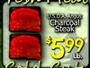U.S.D.A. Angus Charcoal Steak $ 559 Lb.