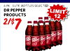 6 ??. .5LTR. BOTTLES SELECTED DR PEPPER LIMIT PRODUCTS 12 Dr pper piper Dr pper Dr. 21)