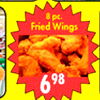 Fried Wings 6 98