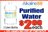 Alkaline88 SMOOTH HYDRATION 88 Purified Alkaline 88 WATER Water 3 Liter Bottle 10% HANDI ING FEE AT CHECKOUT