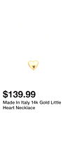 Made In Italy 14k Gold Little Heart Necklace