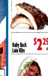 Baby Back Loin Ribs