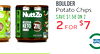 BOULDER Potato Chips NuttZo ? SAVE $1.58 ON 2 CHOCOLATE UT KETO 2 FOR $7 CRUNCH Y 5 OZ NON GMO