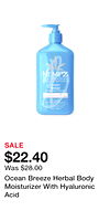 Ocean Breeze Herbal Body Moisturizer With Hyaluronic Acid