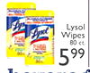 I Lysol Wipes 80 ct. I - 599