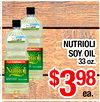 NUTRIOLI SOY OIL trioli Pure Soybean Oil 33 oz. Nutrioli - $398 ea.