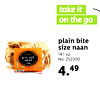 plain bite size naan