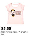 kid's minnie mouse™ graphic tee
