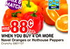 Navel Oranges or Hothouse Peppers