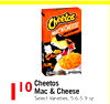1
110
Cheetos
Mac & Cheese
Select Varieties, 5.6-5.9 oz.