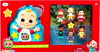 CoComelon Carry Along Figure Case with 6 Articulated Figures - Toys for Kids, Toddlers, and Preschoolers