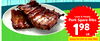 Lean & Meaty Pork Spare Ribs 198 LB. SOLD IN CRY-O-VAC PKG