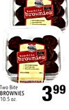 brownies - - - - brownies - I - - Two Bite BROWNIES 10.5 oz. 399