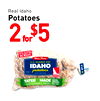 Real Idaho Potatoes 2 for $5 IT'S GOTTA IDAHO - potatoes ? - MADE TATER - - SUSTAINABLE BAGS -