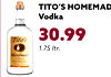 TITO'S HOMEMAD Vodka 30.99 1.75 Itr. Handmade VODKA