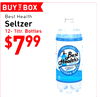 BUY THE BOX Best Health Seltzer 12- 1ltr. Bottles $799 ORIGINAL Best Health's - -