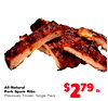 All?Natural Pork Spare Ribs