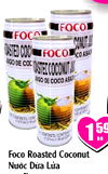 FOCO FOC OASTED COC FOCO UGO DE CO: 59 1 Foco Roasted Coconut Nuoc Dùa Lua