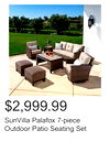 SunVilla Palafox 7-piece Outdoor Patio Seating Set