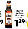 Kurtz Yellow ORIGINAL STEAK Mustard e SAUCE 20 oz. 9 129