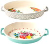 The Pioneer Woman Sweet Romance Blossoms 2PC Oval Ceramic Bakers