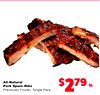 All?Natural Pork Spare Ribs