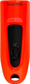 SanDisk - Ultra 64GB USB 3.0 Flash Drive - Red