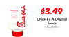 $3.49
Chick-Fil-A Original
Sauce
16oz Bottles