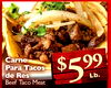 Carne Para Tacos $ de Res Beef Taco Meat 599 Lb.