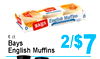 6 English Muffins BAYS 6 6 ct. Bays English Muffins 2/$7