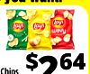 Lay's Lay's Lay's wavy Sour Cream Classic Original 4 Onion - $ 64 Chips