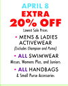 MENS & LADIES ACTIVEWEAR