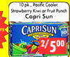 Strawberry Kiwi or Fruit Punch Capri Sun CAPRISUN 2/ 500