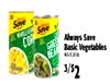 Save Save Always Save GREE Basic Vegetables BEANS 3/$2