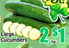 Large Cucumbers 2 for