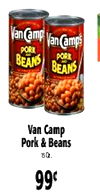 Van Camp Van Camps PORK BEANS PORK BEANS AND Van Camp Pork & Beans 15 Oz.