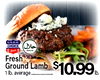 U.S.D.A. CHOICE ???? HALAL Fresh 1 lb. average Ground Lamb $10.99