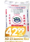 NEW CROP THAI JASMINE RICE XII JASMIN EXTRA PARFUME MILAGROSA THAI JASMINE RICE 4299 I 50LBS ARDY D AD 23 Jasmine Rice