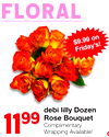 debi lilly Dozen Rose Bouquet