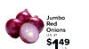 Jumbo Red Onions U.S. #1