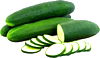 Cucumbers or Green Bell Peppers