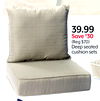 Deep seated cushion sets