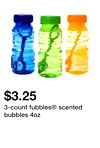 3-count fubbles® scented bubbles 4oz