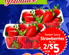 produce Sweet Juicy Strawberries 16 OZ. 2/$5 FOR