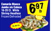 16-20 Ct. White Shrimp Headless